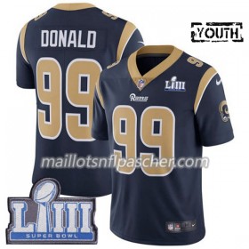 Maillot Los Angeles Rams Aaron Donald 99 Nike Bleu 2019 Super Bowl LIII - Enfant
